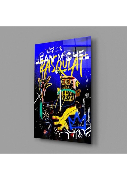 Jean-Michel Basquiat Cam Tablo || Tasarımcı Koleksiyonu modelleri