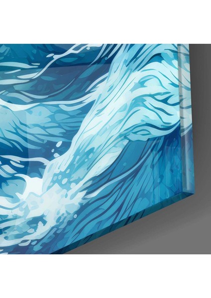 Dalgalar Cam Tablo modelleri