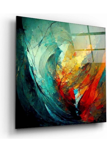 Renk Ormanı Cam Tablo || Tasarımcı Koleksiyonu