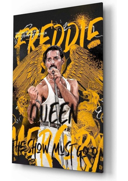 Freddie Mercury, The Queen Cam Tablo || Tasarımcı Koleksiyonu