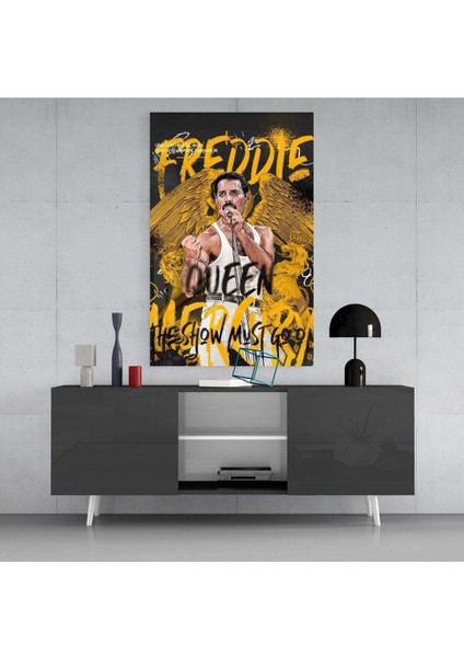 Freddie Mercury, The Queen Cam Tablo || Tasarımcı Koleksiyonu fırsatları