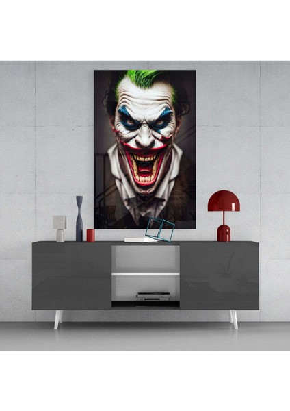 Joker Gülümsemesi Cam Tablo fırsatları