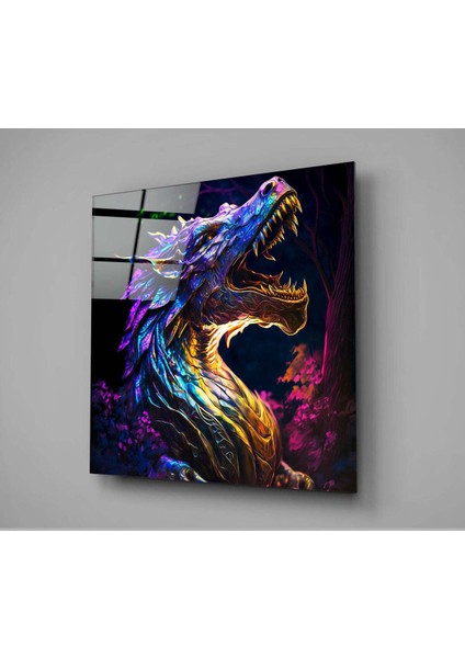 Renkli Ejderha Cam Tablo || Tasarımcı Koleksiyonu fiyatları