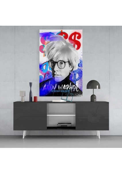Andy Warhol Cam Tablo || Tasarımcı Koleksiyonu fırsatları
