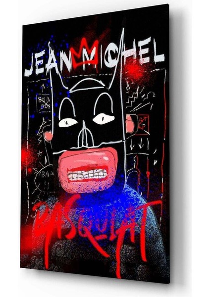Jean-Michel Basquiat Cam Tablo || Tasarımcı Koleksiyonu