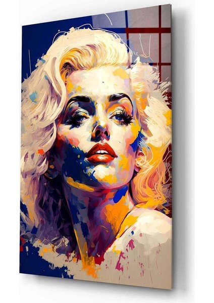 Marilyn Monroe Cam Tablo || Tasarımcı Koleksiyonu