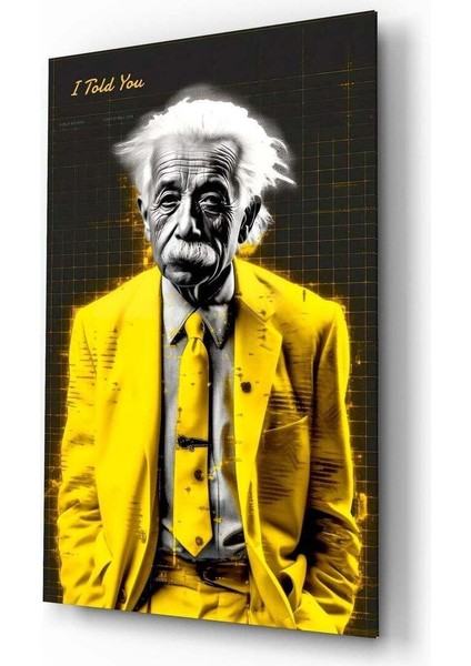 Sana Söyledim - Einstein Cam Tablo || Tasarımcı Koleksiyonu