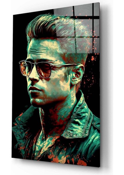 Fight Club - Tyler Durden Cam Tablo || Tasarımcı Koleksiyonu