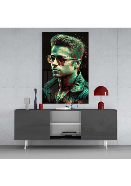 Fight Club - Tyler Durden Cam Tablo || Tasarımcı Koleksiyonu fırsatları