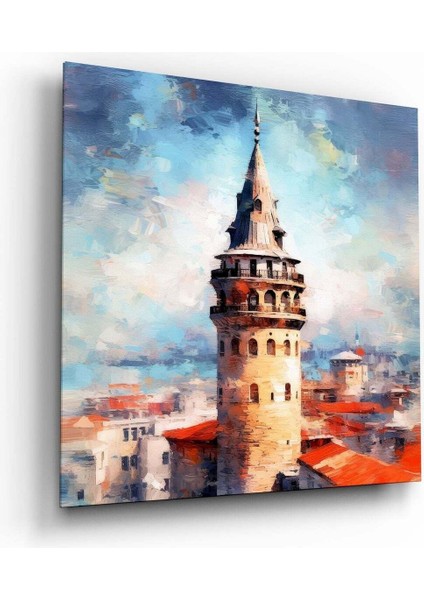 Galata Kulesi Cam Tablo || Tasarımcı Koleksiyonu