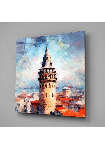Galata Kulesi Cam Tablo || Tasarımcı Koleksiyonu fiyatları