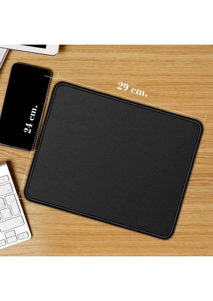 Mousepad Dikişli - Gaming Pad - Kaymaz Mousepad - Kaymaz Mouse Ped - Fare Pedi - Dikişli Mousepad 22x18 cm.