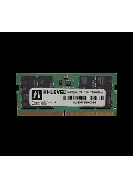 8GB 5600MHz DDR5 Ram HLV-SOPC44800D5-8G