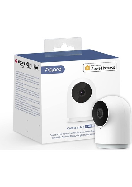 Kamera Hub G2H Pro 1080P Hd Homekit Secure Video İç Mekan Kamera Gece Görüşü İki Yönlü Ses Zigbee Hub Alexa İle Uyumlu Google Assistant İle Uyumlu Ifttt İle Çalışır
