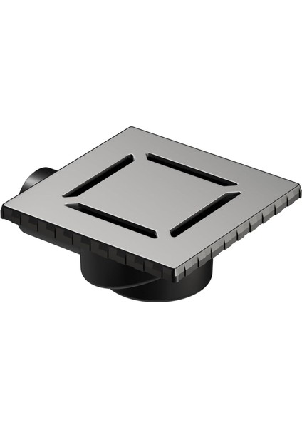 V-Flow Kare 5606976 Duş Kanalı Yandan Çıkışlı 15 x 15 Cm Dk 100 Kapak Mat Krom