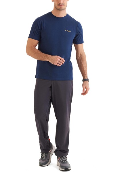 Mavi Erkek O Yaka Normal Kalıp Baskılı T-Shirt fiyatları