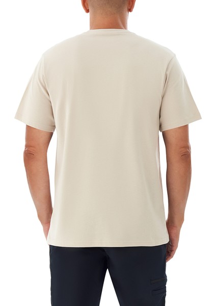 Bej Csc Retro Logo Erkek Kısa Kollu T-Shirt 9120531278_CS0311 indirimleri