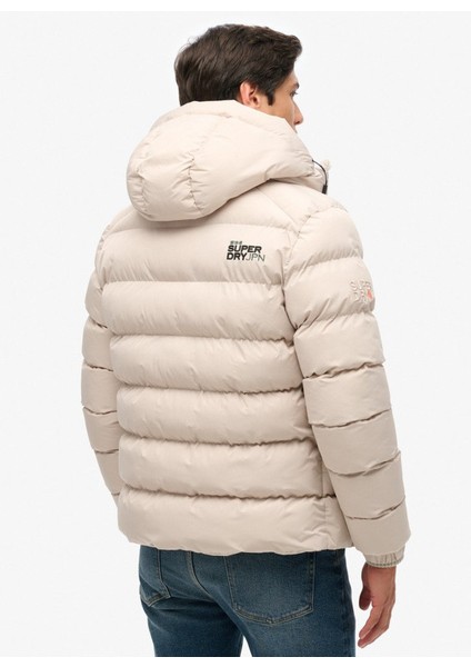 Gri Erkek Mont M5011905A7MO_HOODED Sports Puffer J