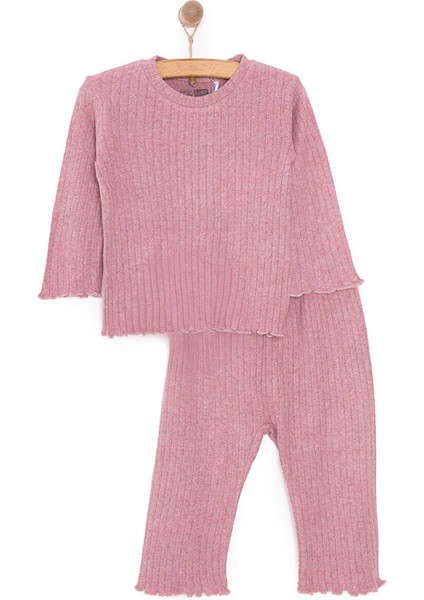 Kaşkorse Uzun Kol Pijama Takımı Kız Bebek