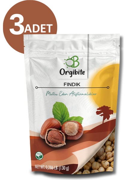 Fındık 3X130 G 3'lü Set