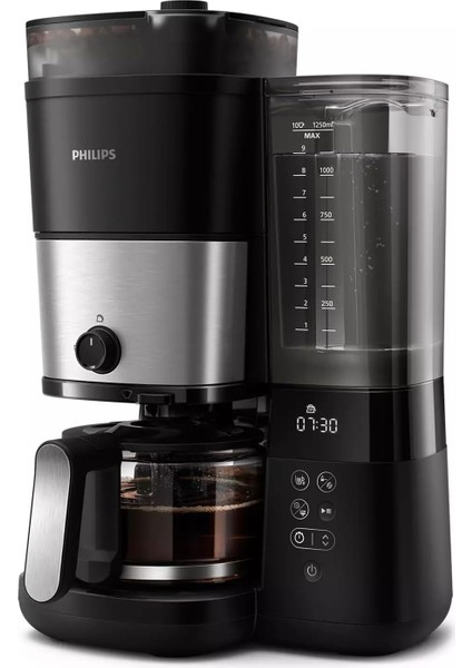 HD7888/01 All-In-One Brew, Çekirdek Kahve Öğütücülü Filtre Kahve Makinesi