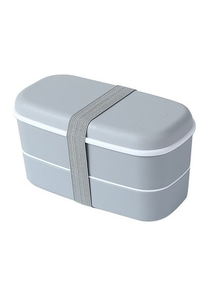 Plastik Çift Katmanlı Bento Kutusu Mühürlü Sızdırmaz Mikrodalgada Taşınabilir Taşınabilir Piknik Okul Öğle Yemeği Kutusu (Yurt Dışından)