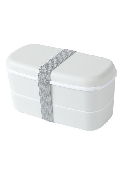 Plastik Çift Katmanlı Bento Kutusu Mühürlü Sızdırmaz Mikrodalgada Taşınabilir Taşınabilir Piknik Okul Öğle Yemeği Kutusu (Yurt Dışından)