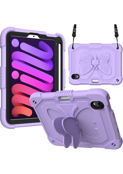 iPad Mini 6 2021 Mini 2024 Için Pc + Silikon Tablet Kılıfı (Yurt Dışından)