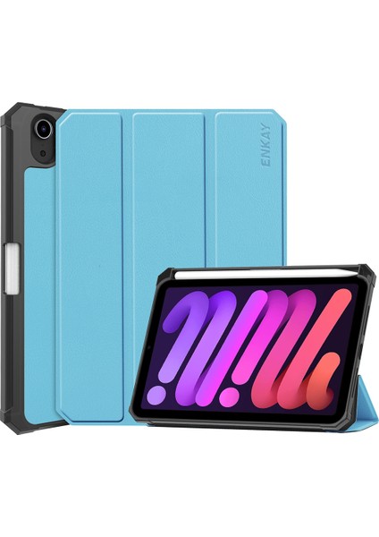 Pu Deri Standlı iPad 2024 Mini 6 iPad Mini 6 2021 Için Tablet Kılıfı (Yurt Dışından)