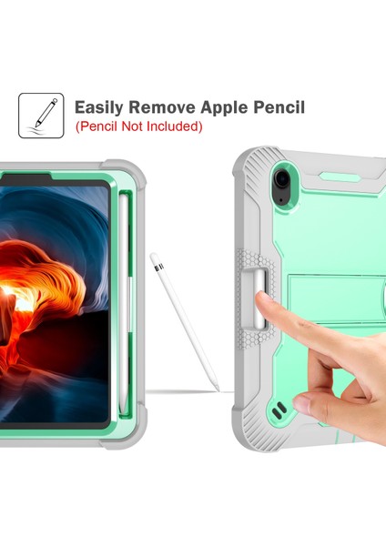 iPad 2024 Mini 6 Için Silikon + Tutuculu Pc Tablet Kılıfı (Yurt Dışından) modelleri