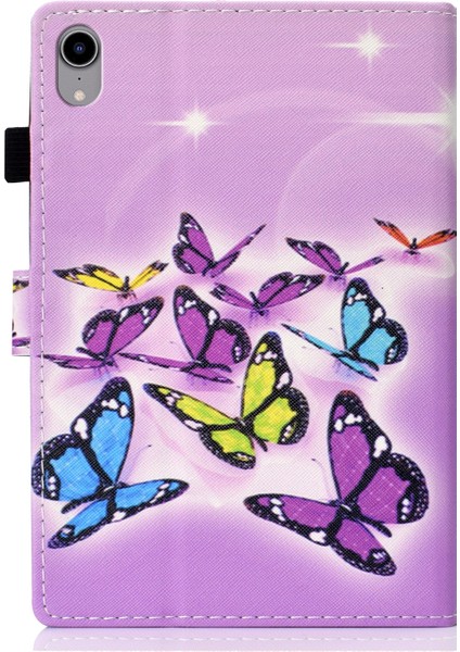 iPad 2024 Mini 6 Için Renkli Çizim Deri Tablet Kılıfı (Yurt Dışından) fırsatları