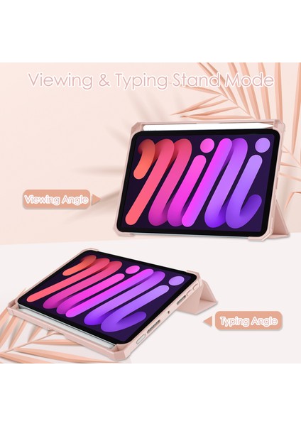 iPad Mini 6 Mini 2024 Için Akrilik Tpu + Pu Tablet Kılıfı (Yurt Dışından) modelleri