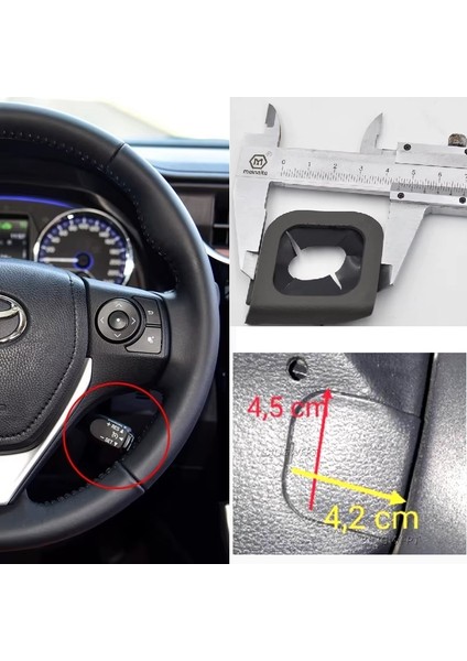 Toyota Corolla Hız Kontrol-Sabitleme Kolu+Kapak