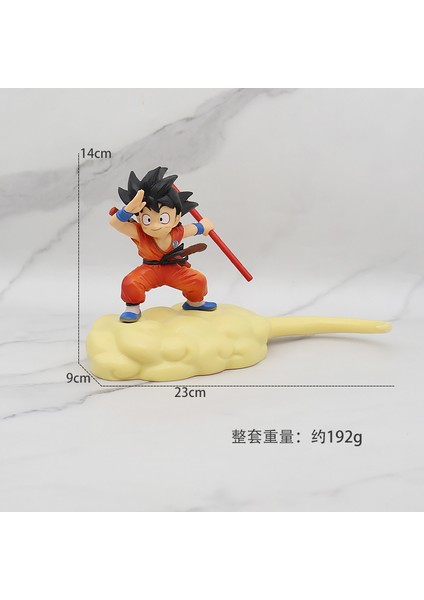 Animasyon Büyük Dragon Ball Sun Wukong Şekilli Kalıp Süsleme Gogeta Vegetto Saiyan (Yurt Dışından)