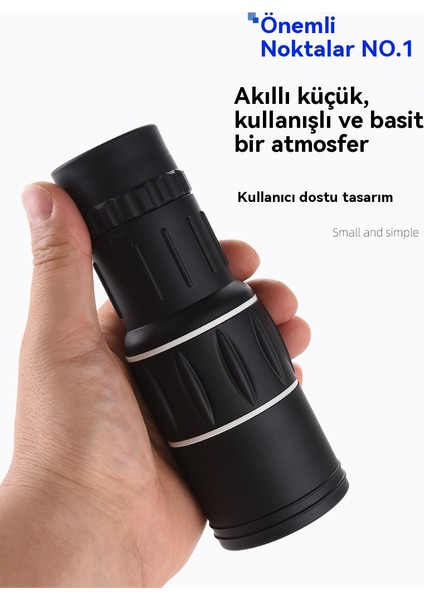 16X52 Monoküler Dürbün Hd Yüksek Güçlü Düşük Işık Gece Görüş (Yurt Dışından)