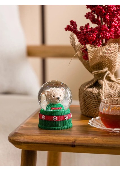 Lcw Home Karışık Baskılı Ayıcık Desenli Kar Küresi 9 cm Imre x Global