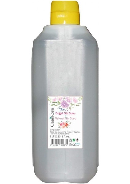 Cleanrose Doğal Gül Suyu – 1000 ml