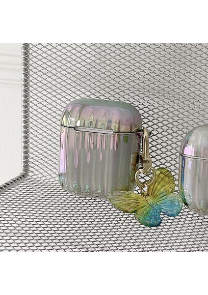 Airpods 1 / 2 Için Renkli Kaplama Pc Kulaklık Kılıfı (Yurt Dışından)
