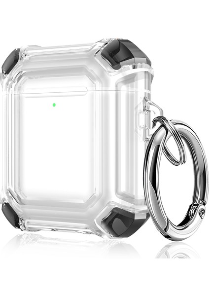 Airpods 1/2 Için Çift Renkli Pc Koruyucu Kulaklık Kılıfı (Yurt Dışından)