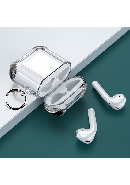 Airpods 1/2 Için Çift Renkli Pc Koruyucu Kulaklık Kılıfı (Yurt Dışından)