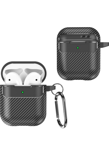Airpods 1 / 2 Için Karbon Fiber Kulaklık Kılıfı (Yurt Dışından)