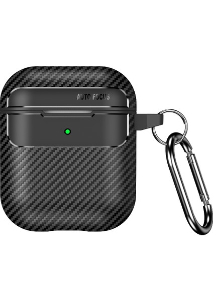 Airpods 1 / 2 Için Karbon Fiber Kulaklık Kılıfı (Yurt Dışından)
