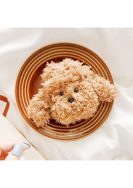 Apple 1/2 Için Teddy Dog Karikatür Koruyucu Kulaklık Kılıfı (Yurt Dışından)