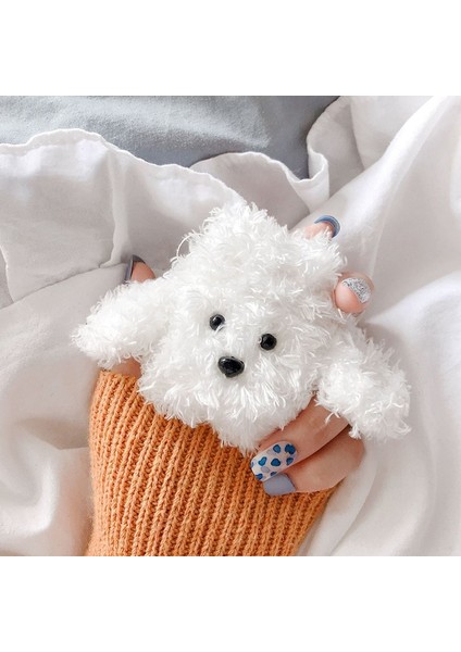 Apple 1/2 Için Teddy Dog Karikatür Koruyucu Kulaklık Kılıfı (Yurt Dışından)