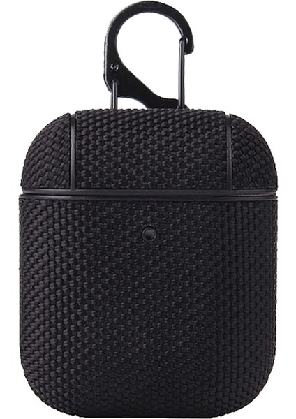 Airpods 1 / 2 Için Kancalı Kumaş Kulaklık Kılıfı (Yurt Dışından)