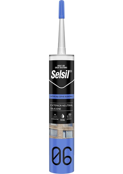 Dış Cephe Nötr Silikon Beyaz 300 ml - 1 Adet modelleri