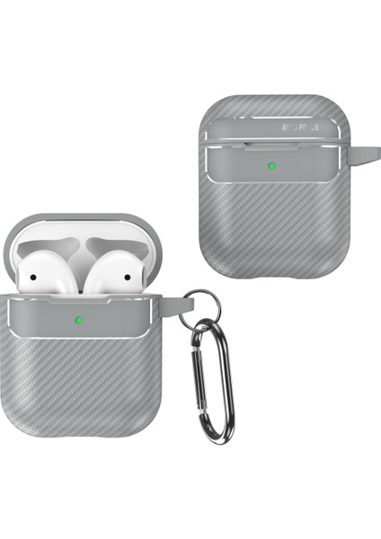 Airpods 1 / 2 Için Karbon Fiber Kulaklık Kılıfı (Yurt Dışından)
