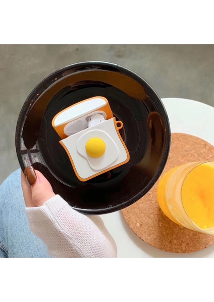 Üç Boyutlu Tost Silikon Kulaklık Kılıfı (Yurt Dışından)
