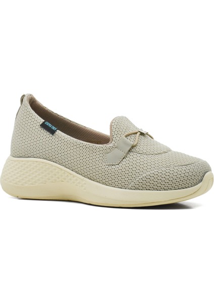 B5034 Krakers Fiyonk - Bej - Kadın Ayakkabı