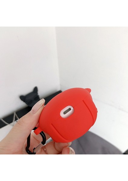 Apple 1 / 2 Için Silikon Sevimli Domuz Şekli Kulaklık Kılıfı (Yurt Dışından) modelleri